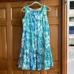 Vintage Jim Tillett tropical dress aprox sz L